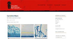 Desktop Screenshot of galeriewaterton.com